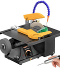 Beast Benchtop Lapidary Saw For Cutting And Engraving 350W Variable Speed 0 To 10000 RPM Water Cooled with polishing tool