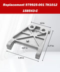 Upgrade Heavy Duty Table Saw Motor Mount Base With Easy Install For Ridgid And Craftsman Saws - detailed dimensions view