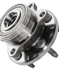 Wheel Bearing Hubs Assembly Front And Rear For Ford Explorer 2011-2019 And Police Interceptor Utility 2013-2019 4 Pack Replacement Kit With 5 Lug Hubs, close-up view.