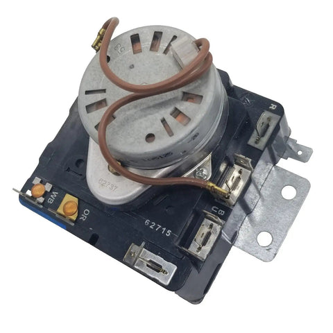 Dryer Timer Replacement for 8299774 OEM Easy to Install Plug and Play Durable Timing Module, black metal with mounting bracket