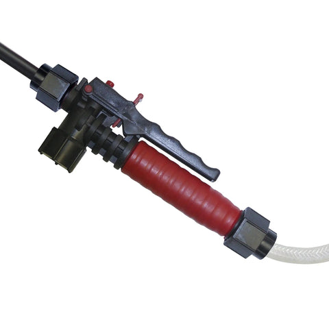 Close-up of the handle and trigger mechanism of the 4 Gallon ProSeries Diaphragm Backpack Sprayer for fertilizers, herbicides, and pesticides