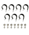 Upgrade Your Diesel Ride With These Premium Replacement Fuel Lines Tailored For Chevy Silverado 2500HD GMC Sierra 2500HD Classic 6.6L Extended Cab Trucks: fuel line mounting clips and bolts.