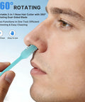 Man using 2 In 1 Nasal Hair Cutter Kit For Women And Men Portable Nose Trimmer With Double Sided Blades And Soft Cleaning Brush 2026