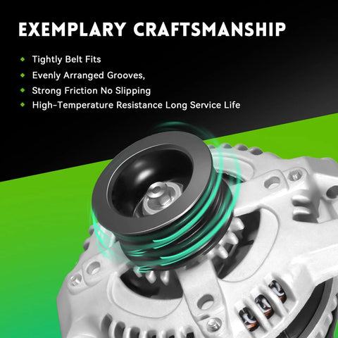 Exemplary craftsmanship of Plug And Play Alternator Replacement For Honda Accord 2003 To 2007 2.4L, Civic 2006 To 2011 2.0L