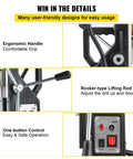 Heavy Duty Electric Mag Drill Press Built Tough For Rapid Core Drilling With Killer 1100W Motor showing ergonomic handle, lifting rod, and control panel.