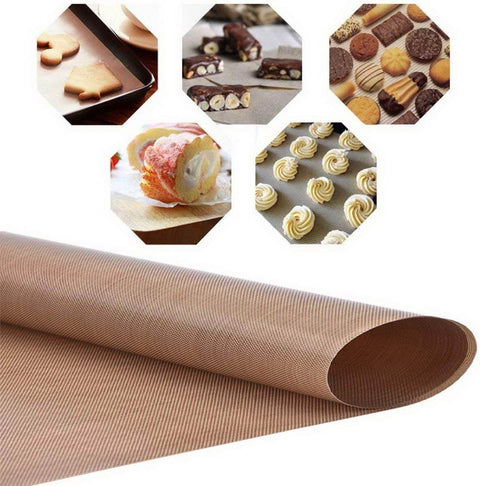 3 Pack PTFE Teflon Sheets For Heat Press Craft Mats Non Stick 16 By 24 Inches Heat Resistant with baking examples