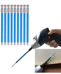 Premium S2 Steel Batch Heads Screwdriver Bit Kit With Impact Proof Construction For Home Decor And Heavy Duty Installation Or Disassembly Projects Featuring Durable 6.35mm Handle Diameter For Professional Grade Performance Every Single Time, 10-piece hex shank bits