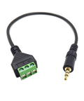 Leave The Soldering Iron Alone With This Plug And Play 3.5 Millimeter Stereo Audio Male Jack Adapter with screw terminals