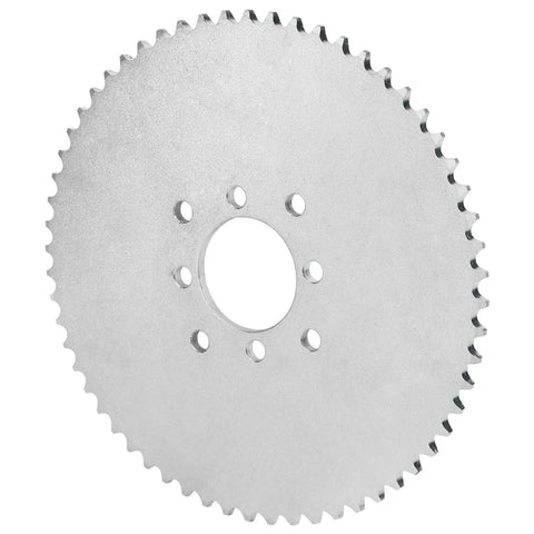 Durable 420 Chain Rear Sprocket 60 Tooth 54mm Center Hole Drive Gear For Dirt Bike Pit Bike ATV Quad Go Kart Buggy Mini Bike Apollo Off Road Motorcycle Replacement Parts Beefed Up Heavy Duty Performance Upgrade silver steel rear sprocket