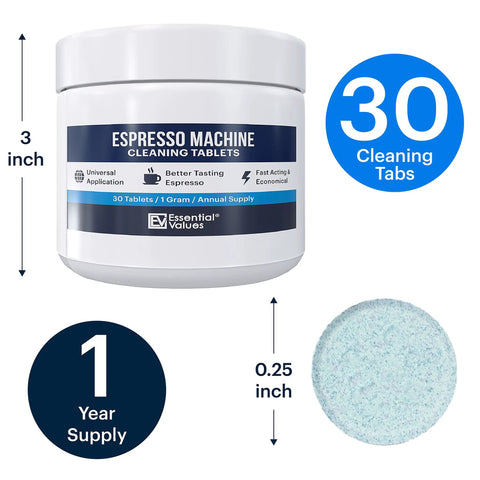 Espresso Machine Cleaning Tablets 30 Pack Descaler For Home Use Keeps Your Espresso Game On Point Removes Lime Scale And Calcium Compatible With Breville Barista Express Gaggia Delonghi Jura Philips Universal Descaler For Espresso Machines
