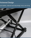 Electric Lift Table Offering Smooth Motorized Height Adjustment And Heavy Duty 60 Kilogram Support For Zero Hustle Home Organization Diy Workbenches And Premium Storage Upgrades showing thickened frame design with sturdy support.