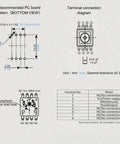 Piezoresistive Water Level Sensor For Washing Machine Control Board With 8 Pin DIP Analog Output Low Pressure 6 KPa Compatible With Whirlpool Maytag Amana 2 Pack Real Time Level Detection For Precise And Reliable Fill. 8-pin DIP wiring diagram