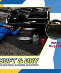 Oil Spill Mat For Garage Floor 60 By 72 Inches Waterproof Under Car Protector Heavy Duty Washable Oil Change Mat in use