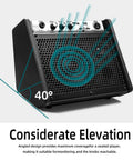 Plug And Play 20W Bluetooth Personal Monitor Amplifier For Electronic Drums And Keyboard USB Interface angled design
