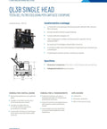 Technical specifications sheet of QL3B Head Assembly Replacement For Commercial Water Filtration Systems in Italian