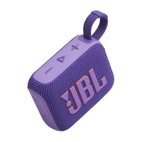 Go 4 Bluetooth Speaker Tiny But Mighty Ultra Portable Waterproof And Dustproof With Punchy Bass Pro Sound 7 Hour Battery Life Built With Recycled Materials Purple