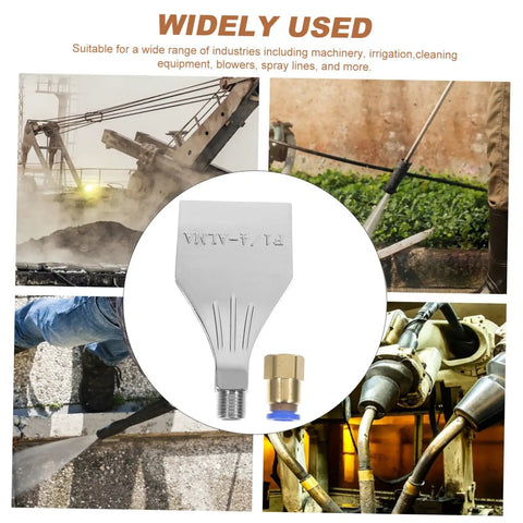 Supvox Industrial Aluminum Blow Dryer Nozzle With Precision Airflow Concentrator Attachment, industrial spray nozzle for cleaning.