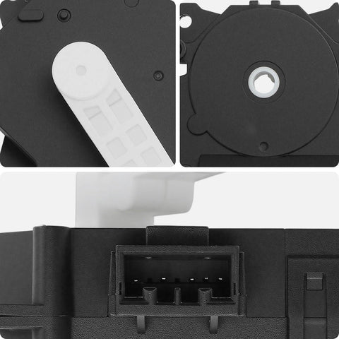 Right HVAC Heater Blend Door Actuator Replacement For Honda Accord 2005 2007 And Acura TSX 2004 2008 Aftermarket Temperature Control Actuator Durable Easy Install Exact Fit showing multiple components, 5-terminal blade, close-up details