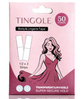 Product packaging for Strong Hold Double Sided Fashion Tape For Women That Stays Put All Day Invisible Under Clothes Skin Friendly Adhesive
