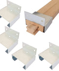 Give Your Furniture A Major Glow Up With These Bulletproof Center Mount Drawer Slides Featuring Heavy Duty Steel Runners And Smooth Natural Wood Glides For A Seamless Dresser Replacement Set Of Four with steel brackets and wooden glide.
