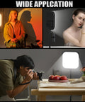 Two Pack 15W LED Video Light Kit With 78 Inch Tripod, multiple uses for diverse photography and video setups