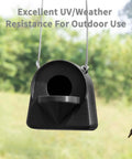 ASA Filament 1.75Mm Black 1Kg Outdoor Ready 3D Printer Filament showcasing UV/weather resistance with hanging outdoor fixture