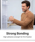Man installing fridge drawer with All Purpose Waterproof Refrigerator Adhesive 50ml Heavy Duty Glue For Stainless Steel Glass Ceramic Wood