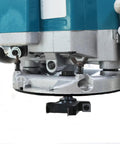 Close-up of CNC Spoilboard Surfacing Router Bits Set Three Piece With One Quarter Inch Shank And One Inch Cutting Diameter in use
