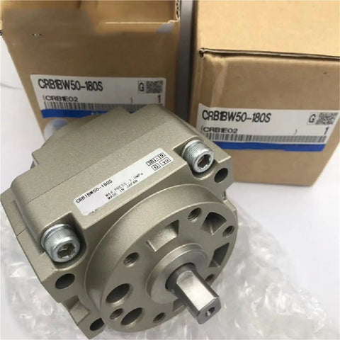 Industrial Grade Top Shelf Leaf Type Oscillating Air Cylinder Smooth Acting Rotary Actuator Cdrb1bw Series alongside CRBBW50-180S component.