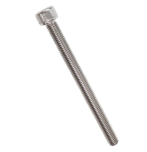 Six Pack M10 x 120mm Socket Cap Bolts, 130mm Overall Length, 8mm Hex Drive, Full Thread, 1.5mm Pitch, Stainless Steel 304 DIN912 Bolt