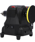 Rosvola Mini Bench Grinder Cordless With Flexible Shaft And Rechargeable Battery For Polishing Metal Wood Stone Vibration Reduction Us Plug Compact design side view.