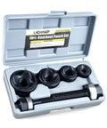 Heavy Duty Metal Knockout Punch Kit With Four Dies And Two Bearing Bolts Tough As Nails Box And Conduit Hole Cutter Driver Die Set
