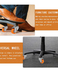 Butter Smooth Rolling Soft Nylon Caster Wheels For Office Gaming And Trolley Chairs With Rock Solid Heavy Duty Threaded Stem Replacement Set Of Five In Burnt Orange Finish on chair base.