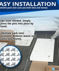Heavy Duty Shelf Support Pins And Replacement Screws Compatible With Ikea Part 131372 solid zinc alloy set on a workspace for easy installation.
