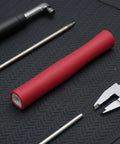 Lightweight Rubber Fencing Handle With Non Slip Ergonomic Grip for Beginners Training, red 14.5cm universal handle on mat