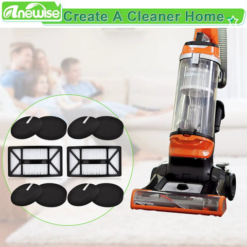 Get These Killer Hepa Filter Replacements That Work Great With Your Bissell Cleanview Vacuum Models shown with filters in circle