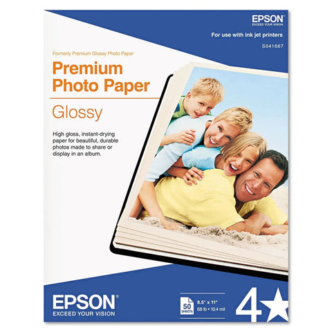 Slick Heavy Duty Photo Paper 68 LB Semi Gloss Crisp Bright White 13 By 19 Inch Inkjet Sheets Top Shelf Sharp Vivid Prints For Pro Shots And Cool Art Displays 20 Count Pack on display.