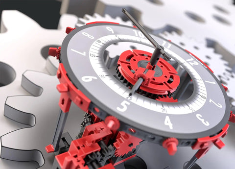 Hands On Mechanics Building Kit With 243 Components For Real World Engineering Fun Expandable With Everyday Objects Kid Friendly STEM Toy For Creative Projects And Problem Solving clock gear model