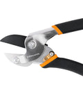 Power-Lever Anvil Pruner, 5/8-Inch Cut Capacity, Heavy-Duty Branch Cutter For Dry Dead Stems And Small Branches, close-up blade view