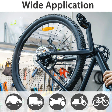 Must Have Tubeless Valve Kit For Road And MTB With Brass Presta Adapter And Core Remover Tool 23 Piece Set application