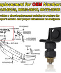 Diagram of Front Bumper Support Bracket Kit With Bushing And Nuts For Toyota 4Runner 1990-1995 Pickup 1989-1995 And T100 1993-1998