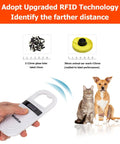 Bluetooth Pet Microchip Reader Handheld Scanner for ISO 11784/11785 and FDX-B EMID and ID64 compatible in use with cat and dog