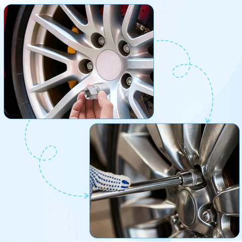22 Piece Wheel Lock Removal Kit For VW Group Patterns 521 Through 540 Anti Theft Lug Nut Key Set With Adapter And Punch