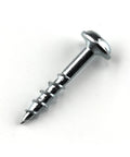 Zinc Pocket Hole Screws One And A Quarter Inch Coarse Thread Maxi-Loc Flat Head For Woodworking Cabinetry And Furniture Built To Last Indoor 500 Count Pro Grade DIY Friendly Now displayed on a white background