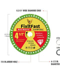 Indestructible Multi Material Cut Off Disc For Angle Grinders That Eats Marble Quartz Stone Tile Metal And Plastic