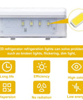 Close-up of Must Have Three Pack Refrigerator LED Light Set With Tapered Lens And Bezel For Whirlpool Kenmore Maytag And KitchenAid