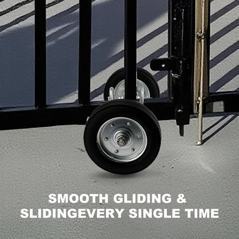 Adjustable Sliding Gate Wheel 8 Inch Tensioner Set With Mounting Bracket And U Bolts Premium Gate Accessory For Smooth Operation