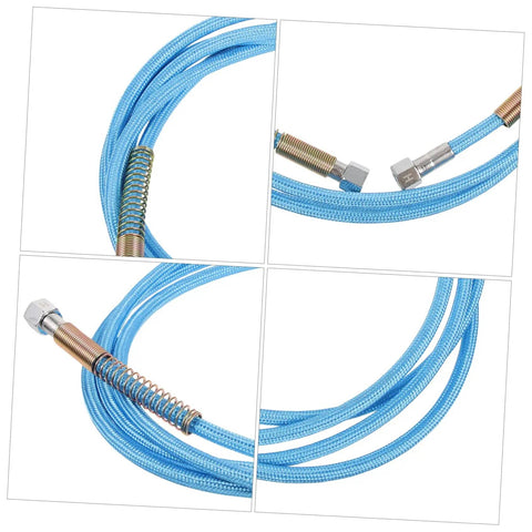 Sky-blue Beefy High Pressure Steam Iron Hose Replacement for steam irons, featuring durable steam tube and crack-resistant design.