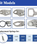 Replacement Vise Grip Spring Set 20Pcs For Vise Grips 4008 And Models Like 10R 10WR 10CR 10LW 11R 11SP 11HD 12LC 20R 310S