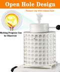 Open design of Beginner Friendly 1150C Electric Metal Melting Furnace Kit With Graphite Crucible and visible melt progress